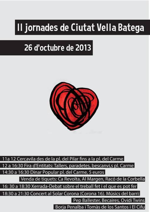 II Jornades de Ciutat Vella Batega  26 d'Octubre 